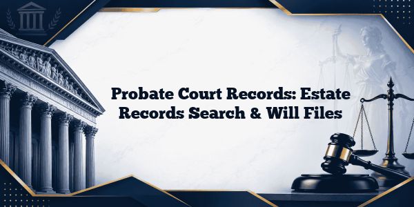 Probate Court Records: Estate Records Search & Will Files